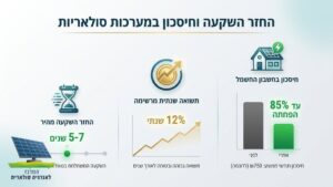 אדם בוחן נתונים פיננסיים וגרפים של חיסכון באנרגיה בטאבלט