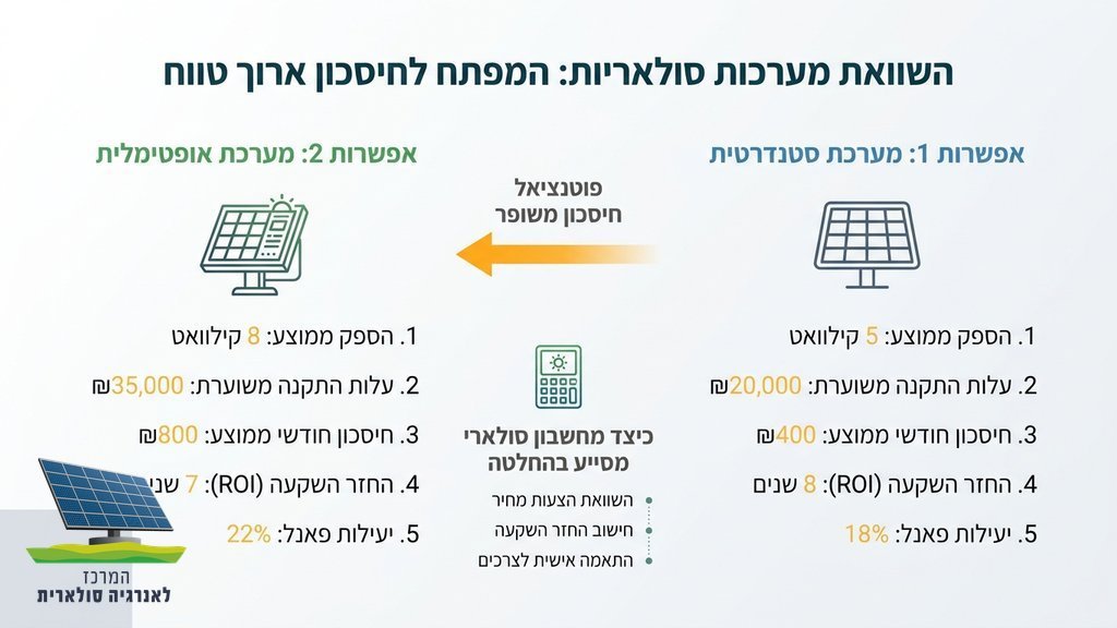 מערכת סולארית ביתית על גג רעפים